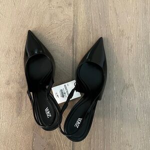 Zara Black heels (YSL like)